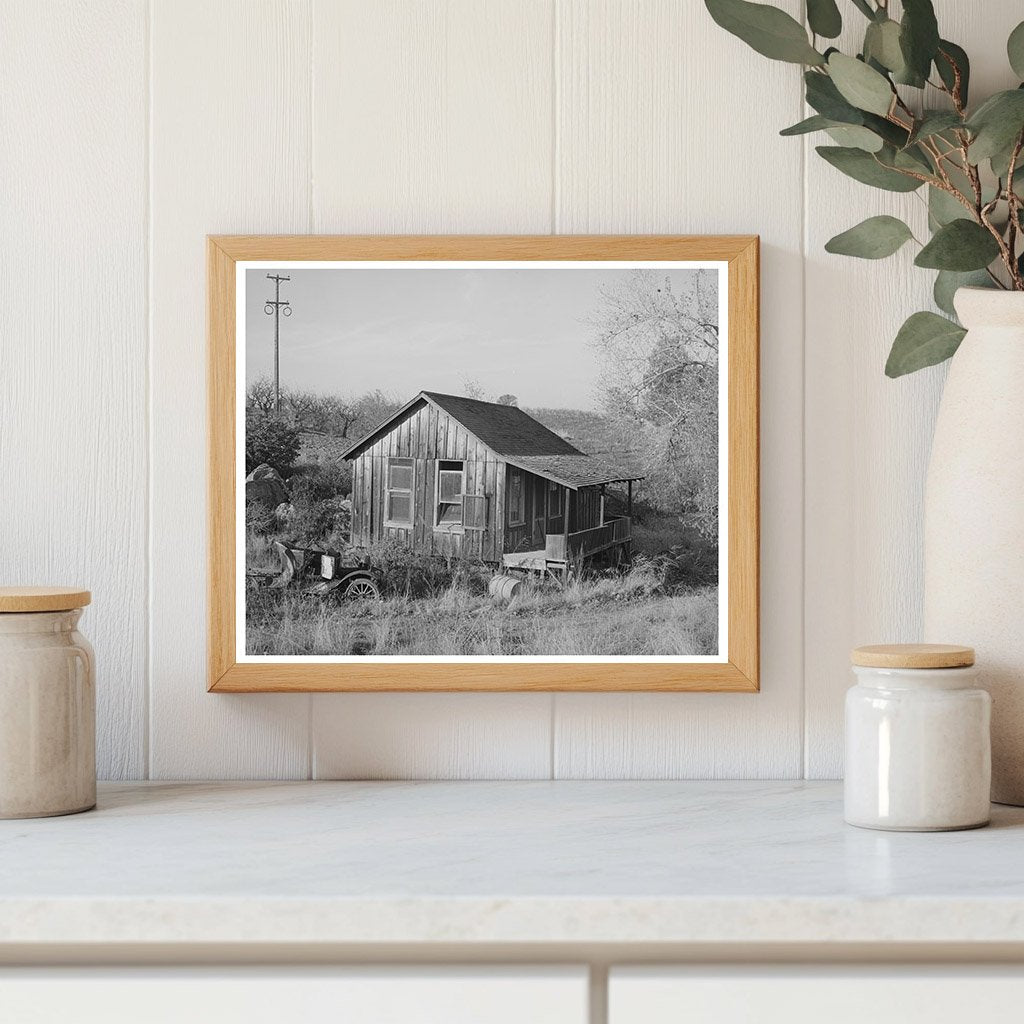 Deserted Houses in Placer County California December 1940