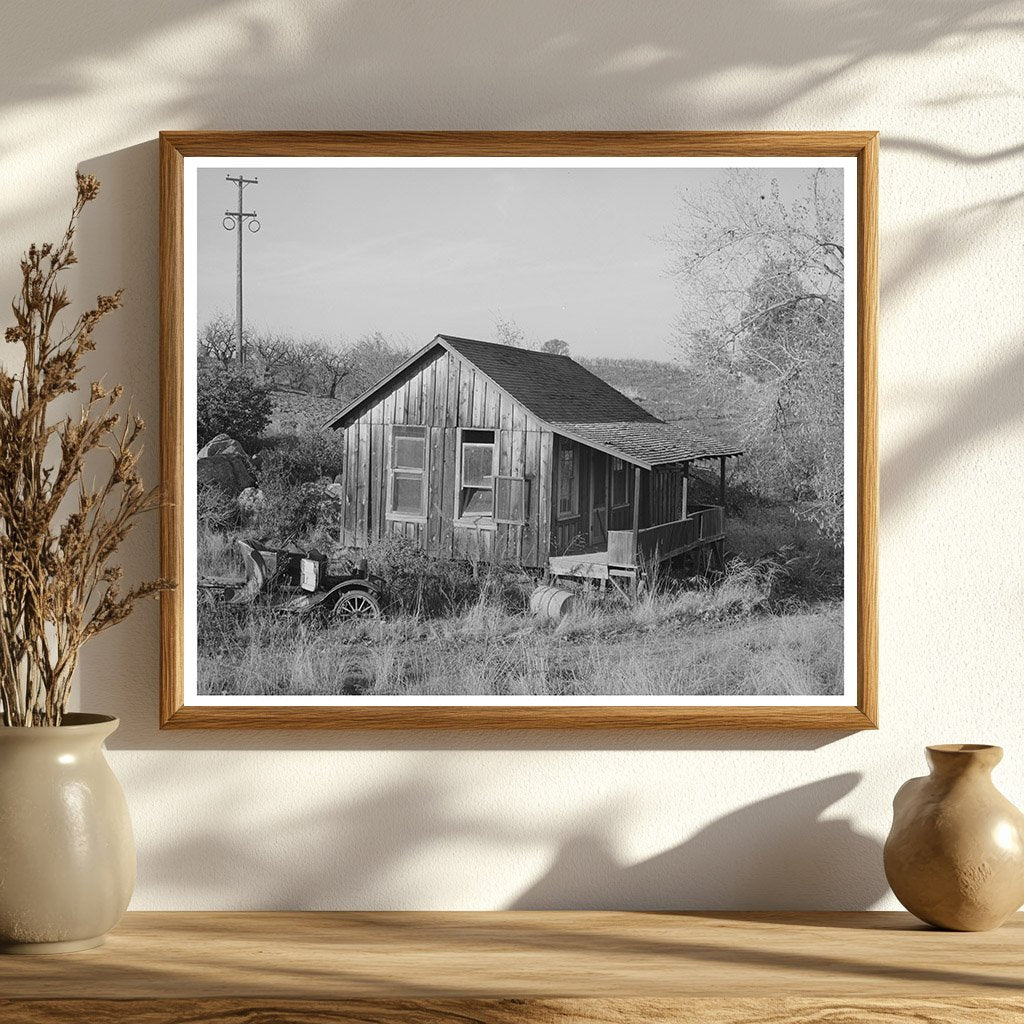 Deserted Houses in Placer County California December 1940