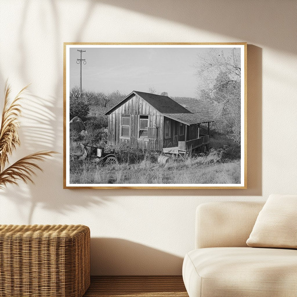 Deserted Houses in Placer County California December 1940