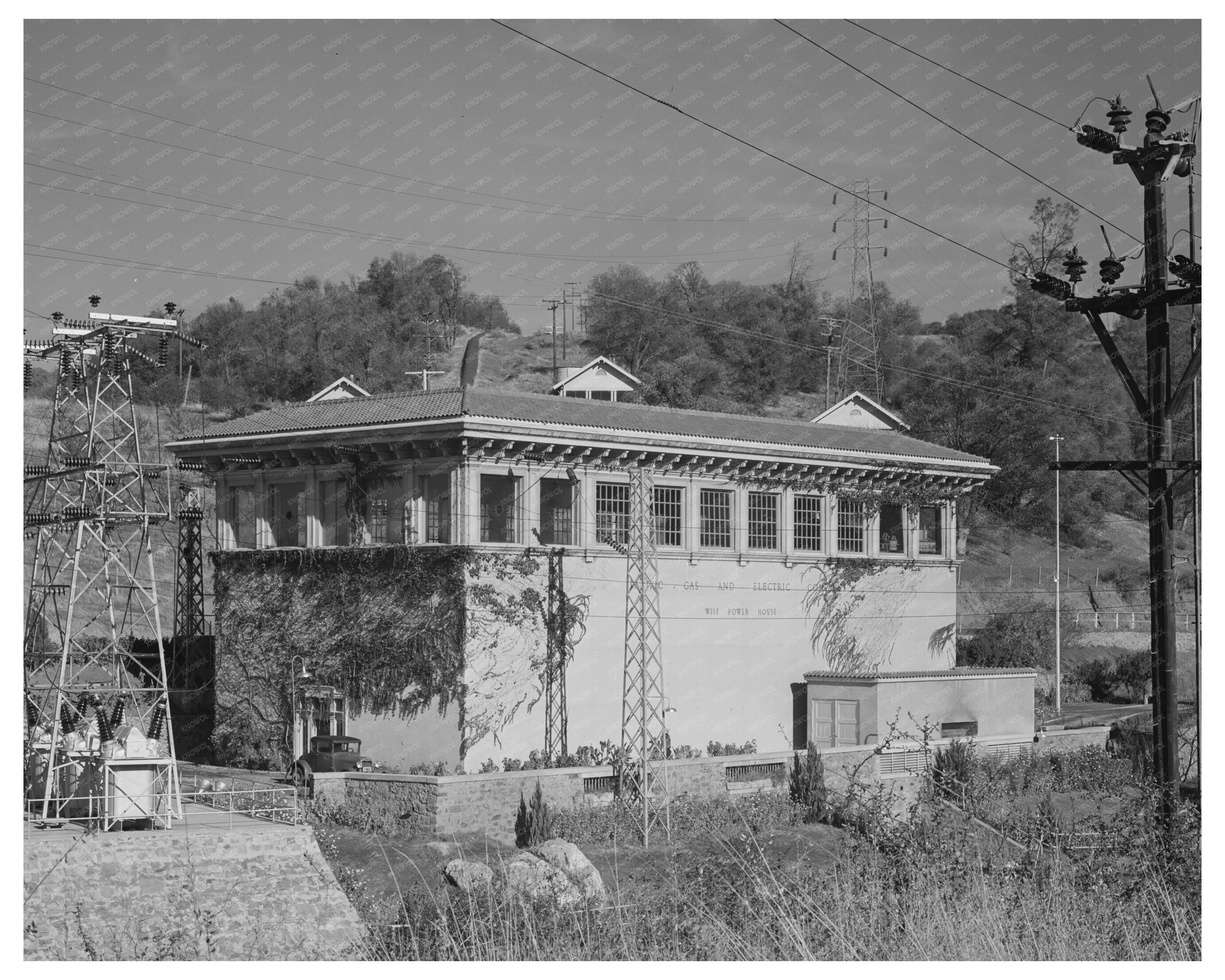 Pacific Gas and Electric Powerhouse Placer County 1940