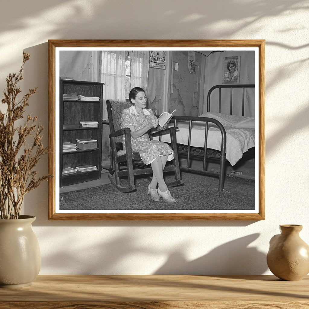 Woman in Garden on Fruit Farm Placer County 1940