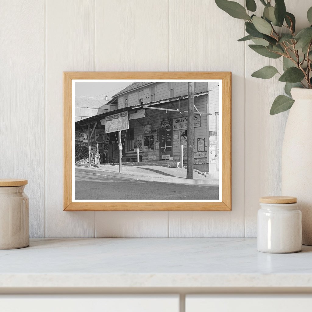 Grocery Store in Loomis Placer County California 1940