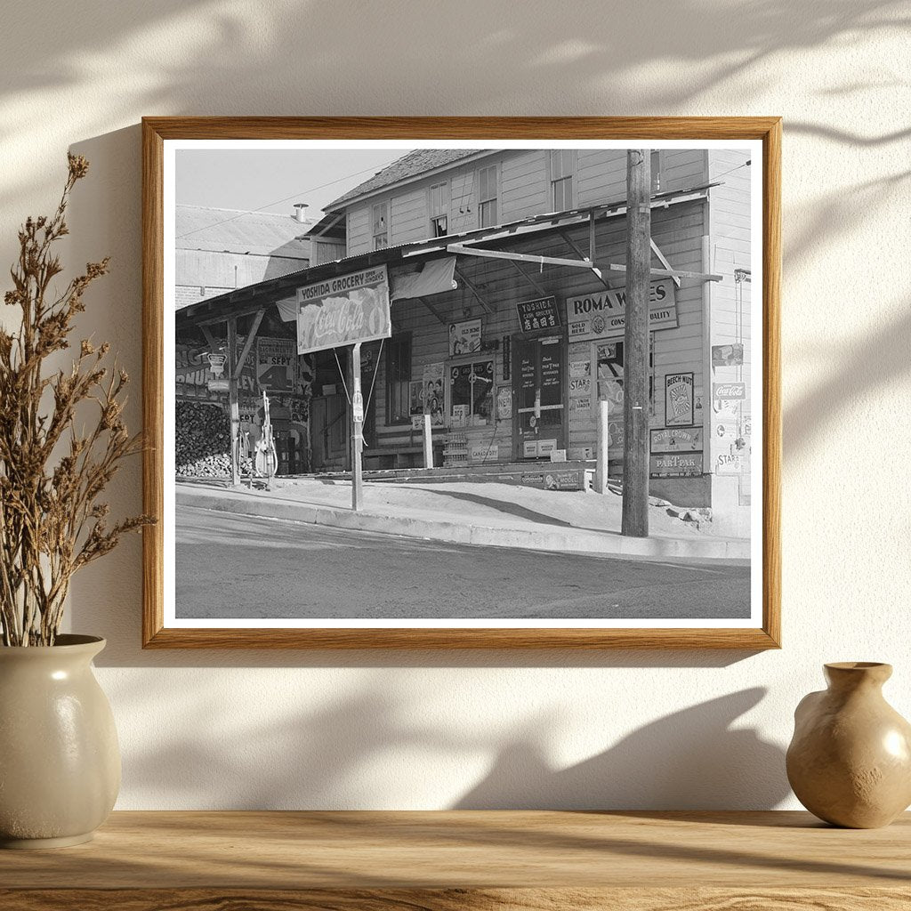 Grocery Store in Loomis Placer County California 1940