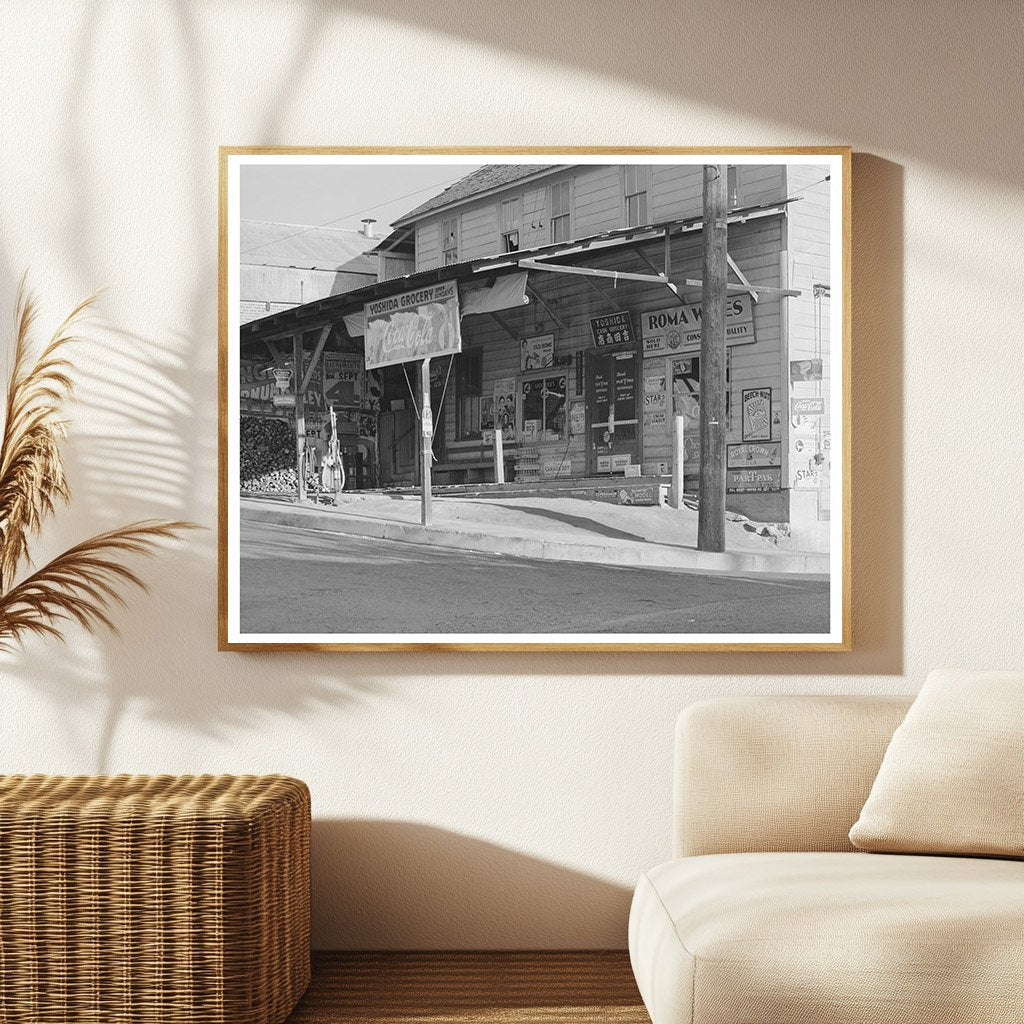 Grocery Store in Loomis Placer County California 1940