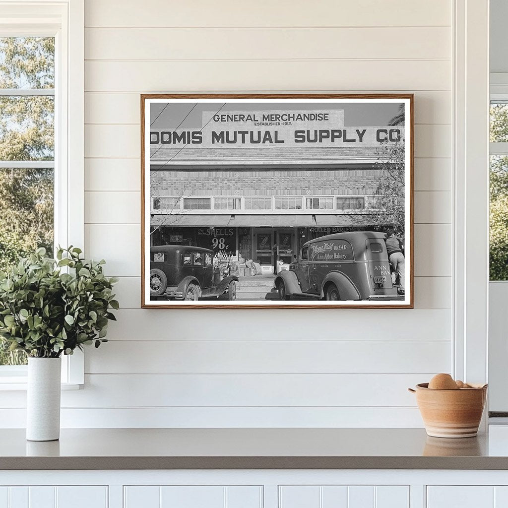 Vintage Store in Loomis California December 1940