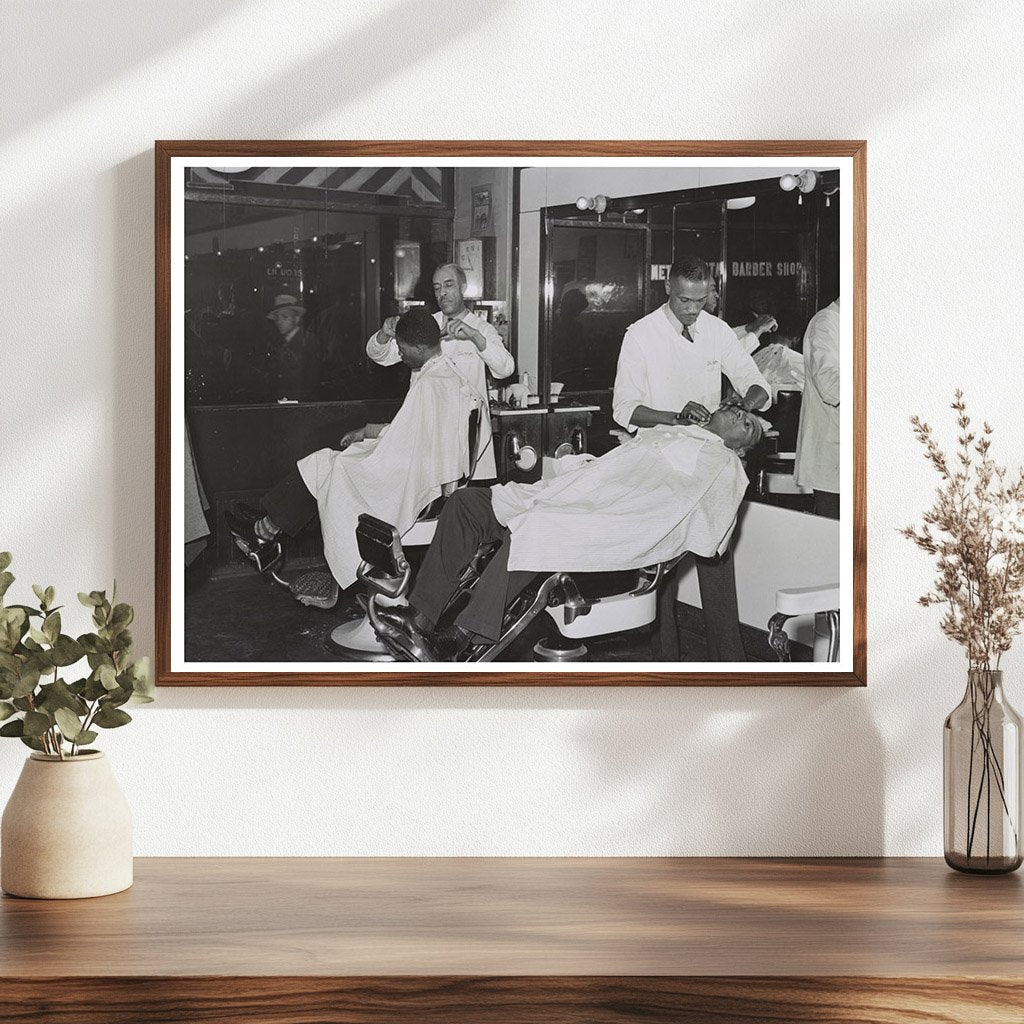 Barber Shop in Southside Chicago April 1941