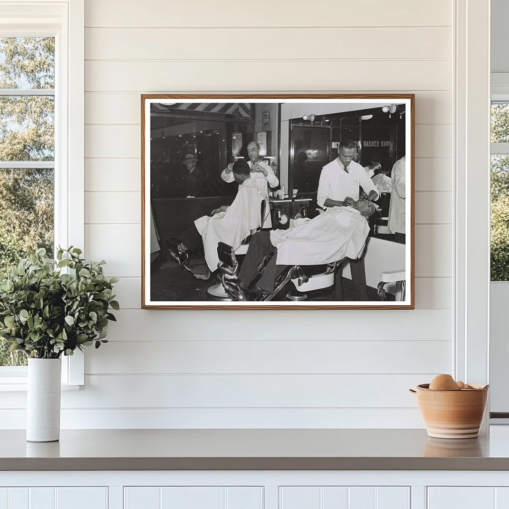 Barber Shop in Southside Chicago April 1941