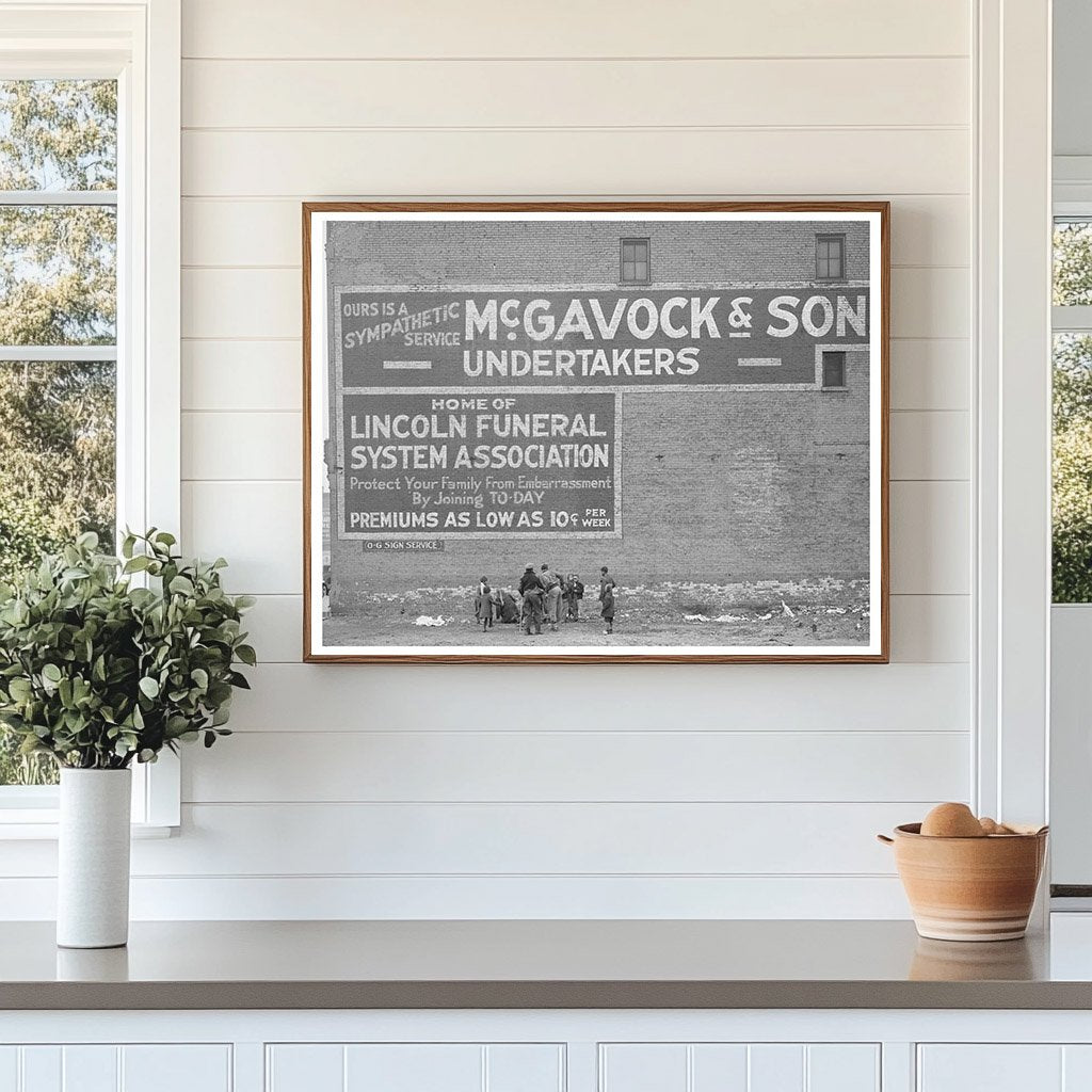 Vintage Chicago Signage Photo April 1941