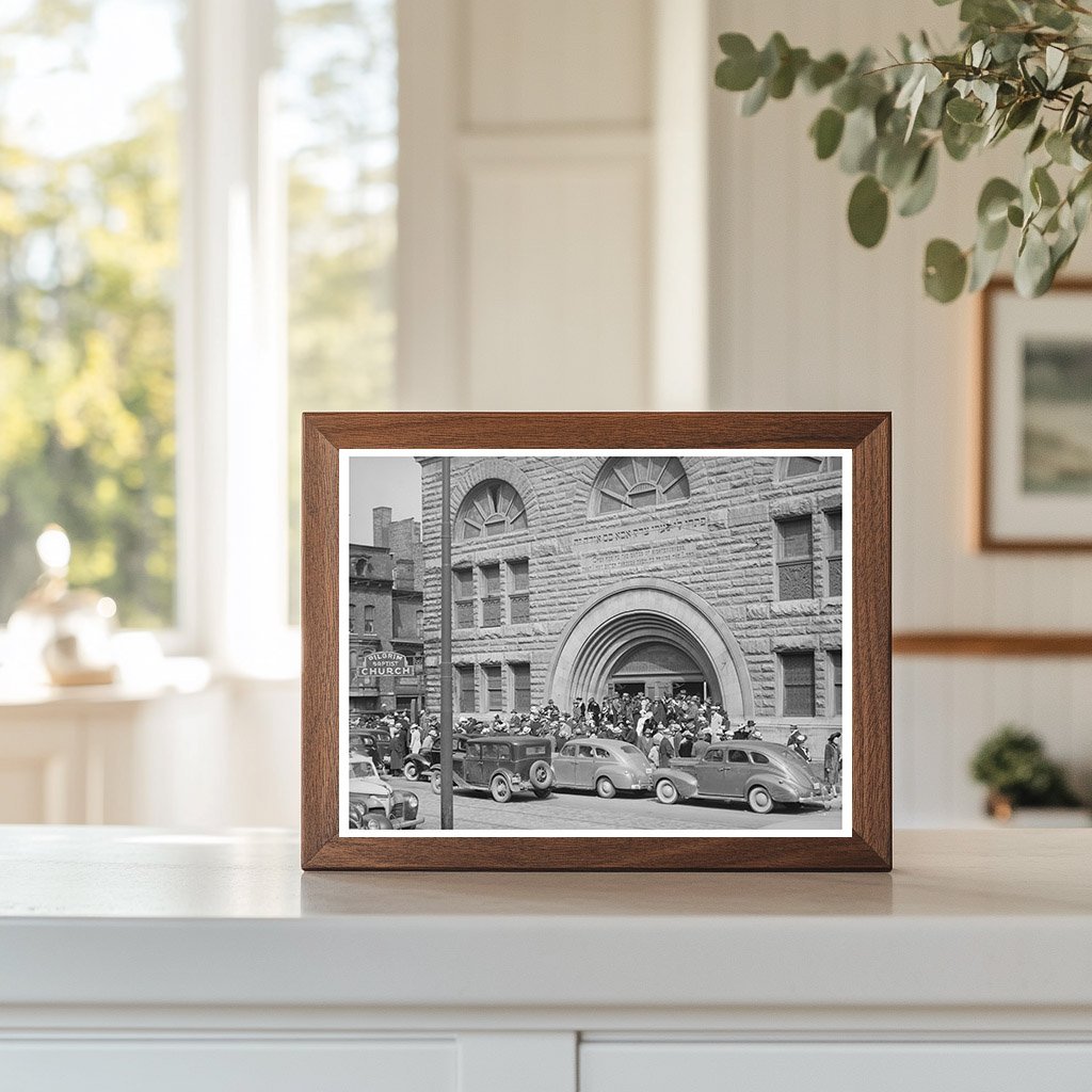 Crowd at Pilgrim Baptist Church Chicago April 1941