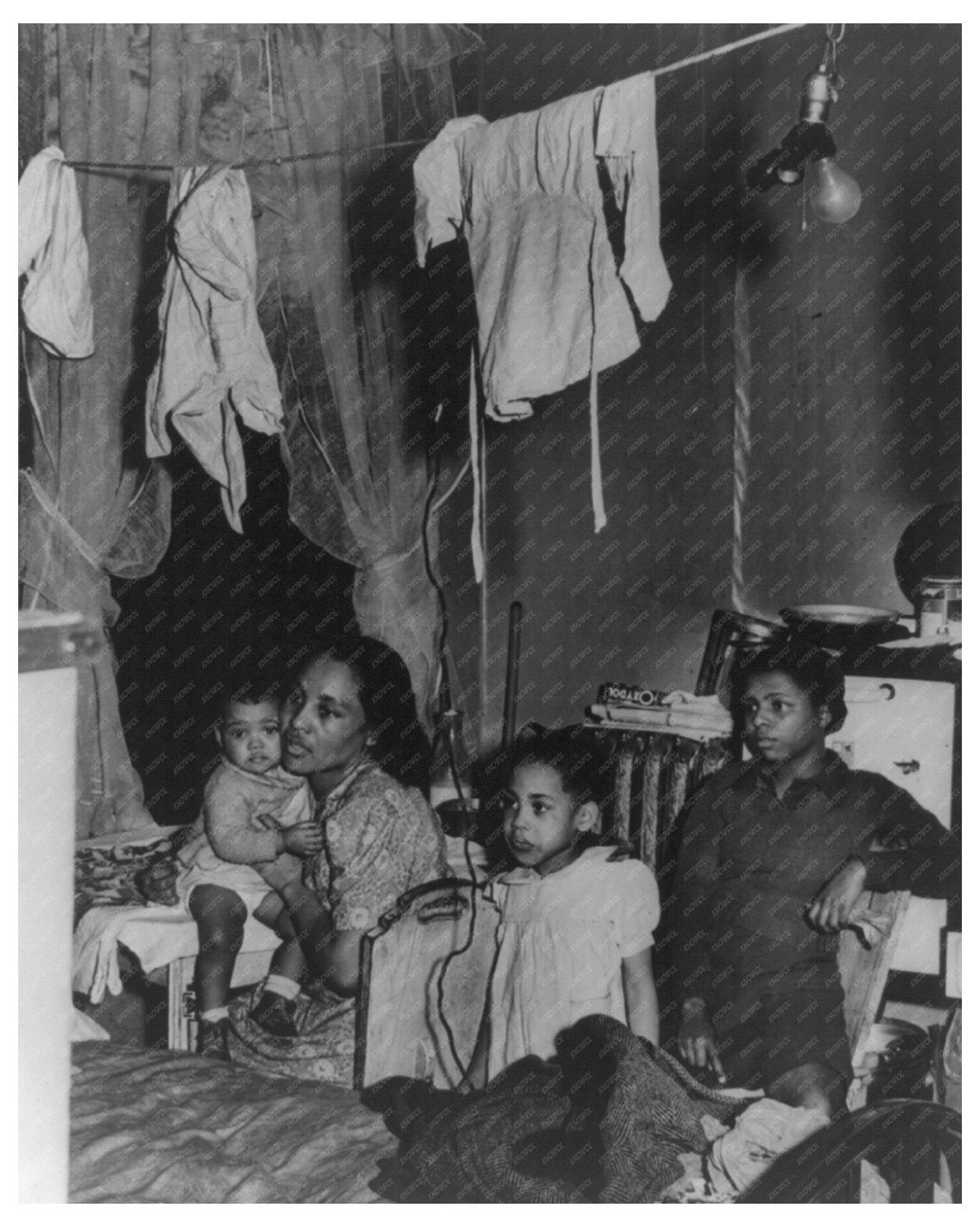 African-American Family in Chicago April 1941