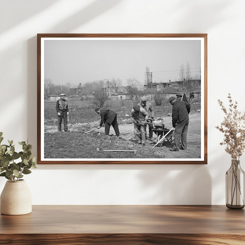 WPA Workers Build Playground South Side Chicago 1941