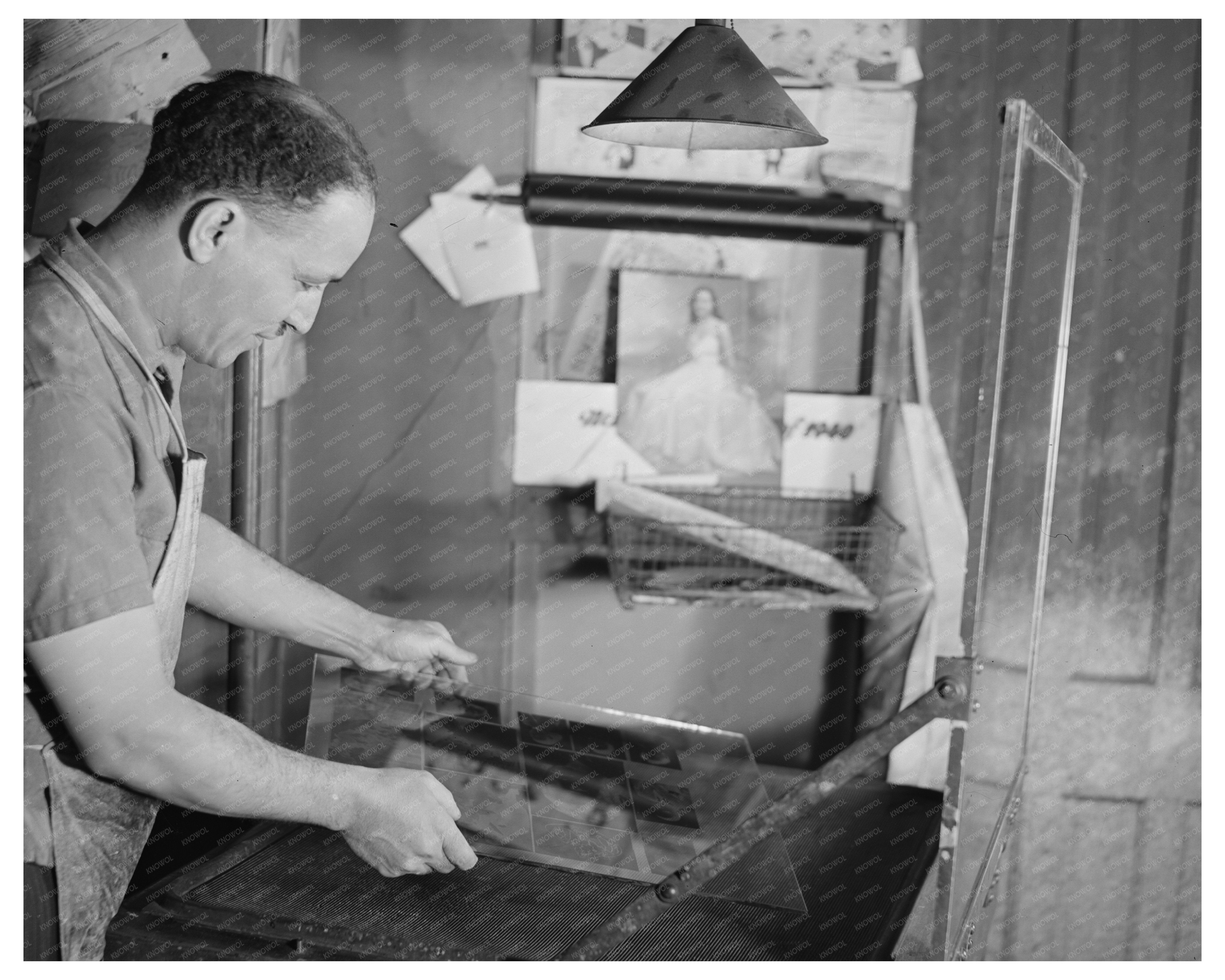 Photo Engraver at Chicago Defender April 1941