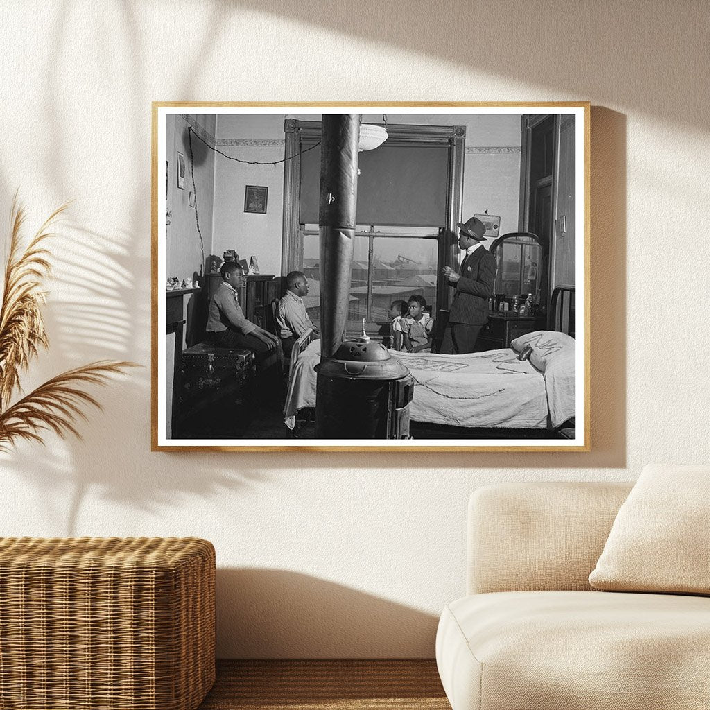 Chicago Apartment Interior April 1941 with Ida B Wells Project