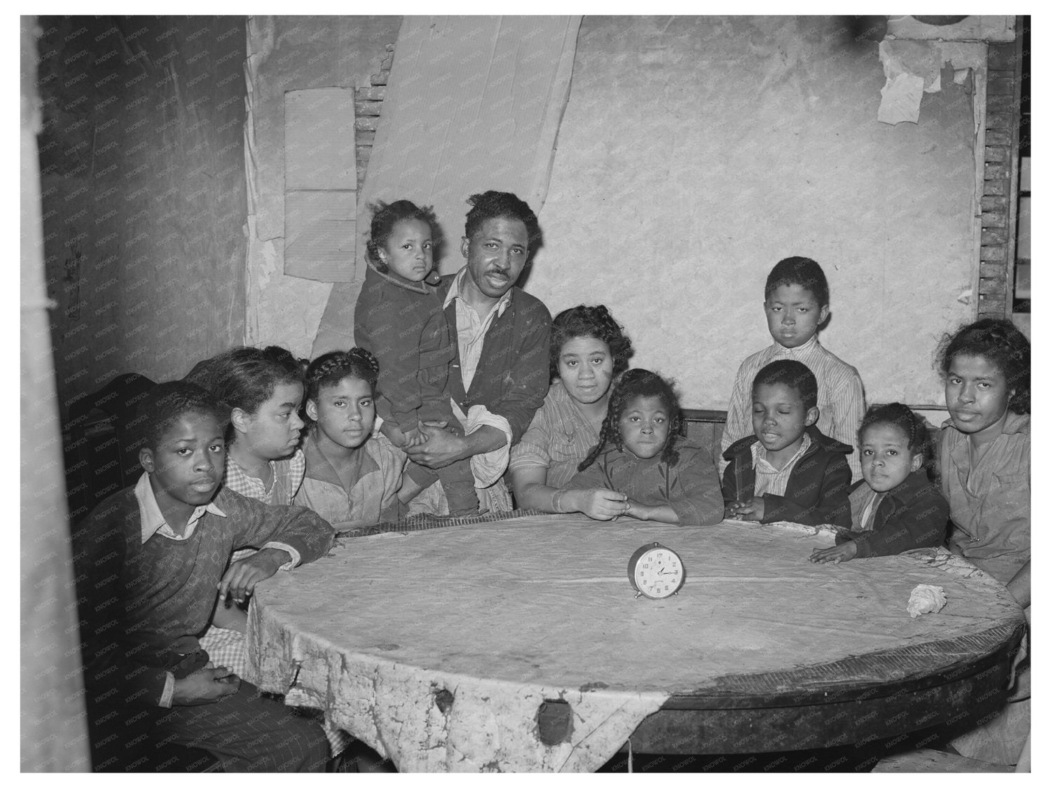 Chicago Family Life 1941 Vintage Photograph
