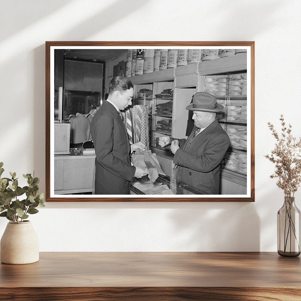 Mens Shop for African Americans on 47th Street Chicago 1941