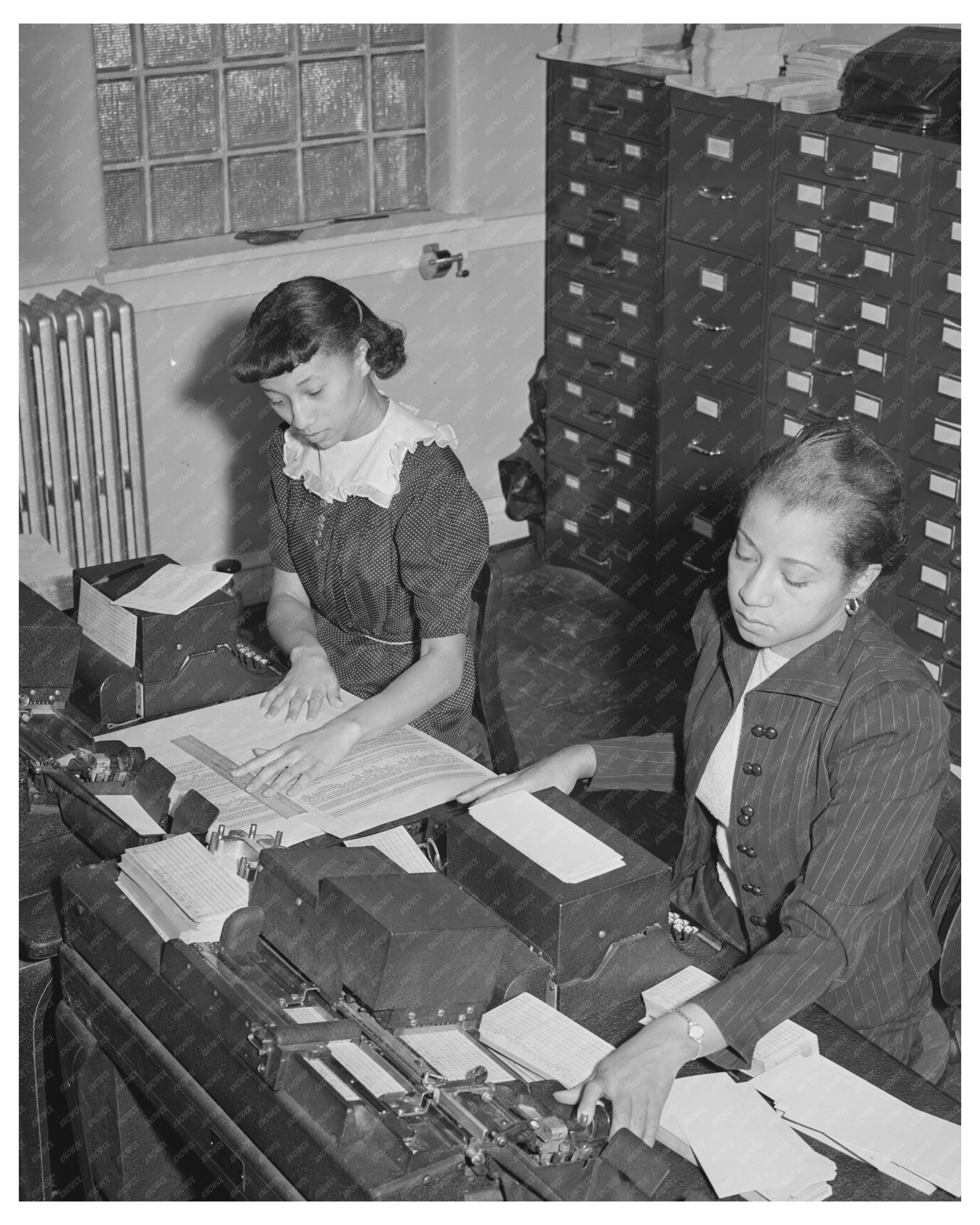 Chicago Insurance Workers April 1941 Historical Photo