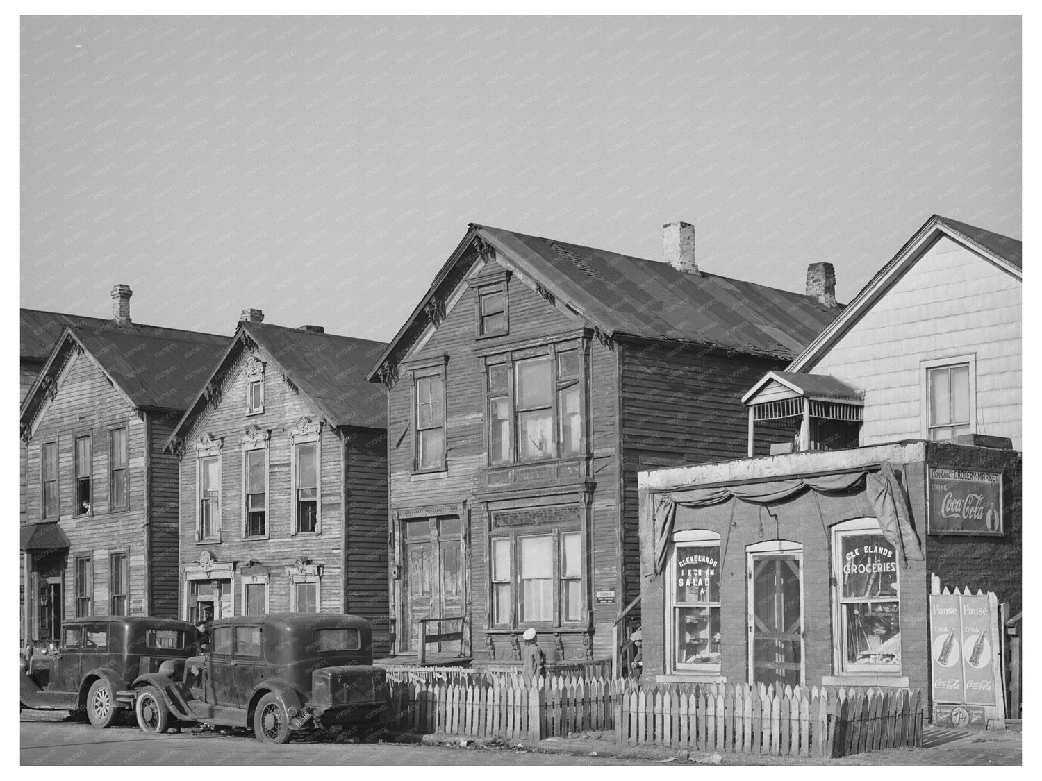 Federal Street Homes and Grocery Store Chicago 1941