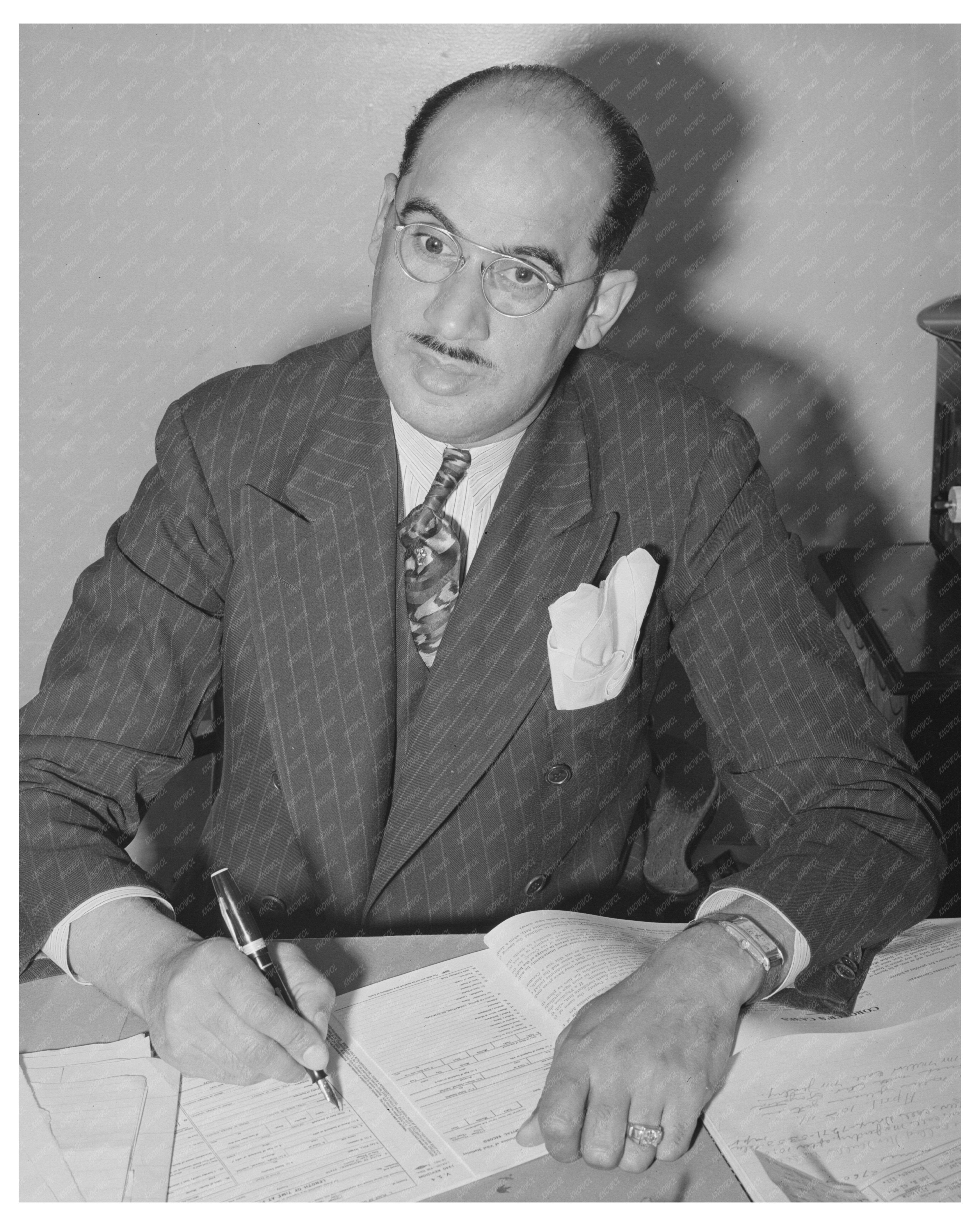 Chicago Undertaker April 1941 Vintage Photo