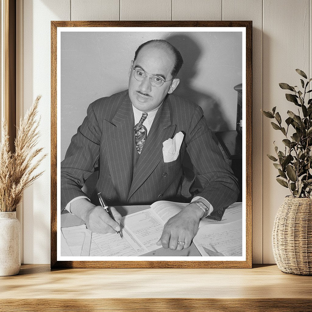 Chicago Undertaker April 1941 Vintage Photo