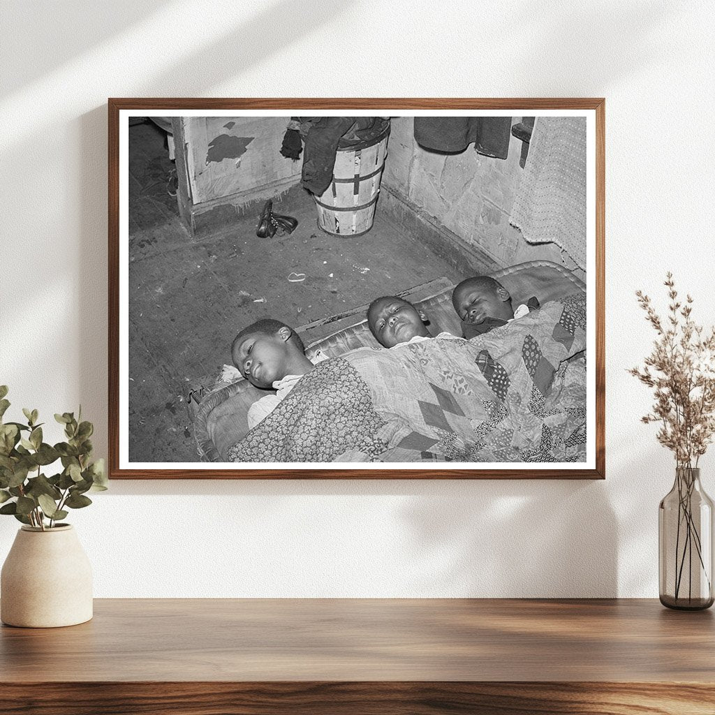 Children Resting in Southside Chicago April 1941