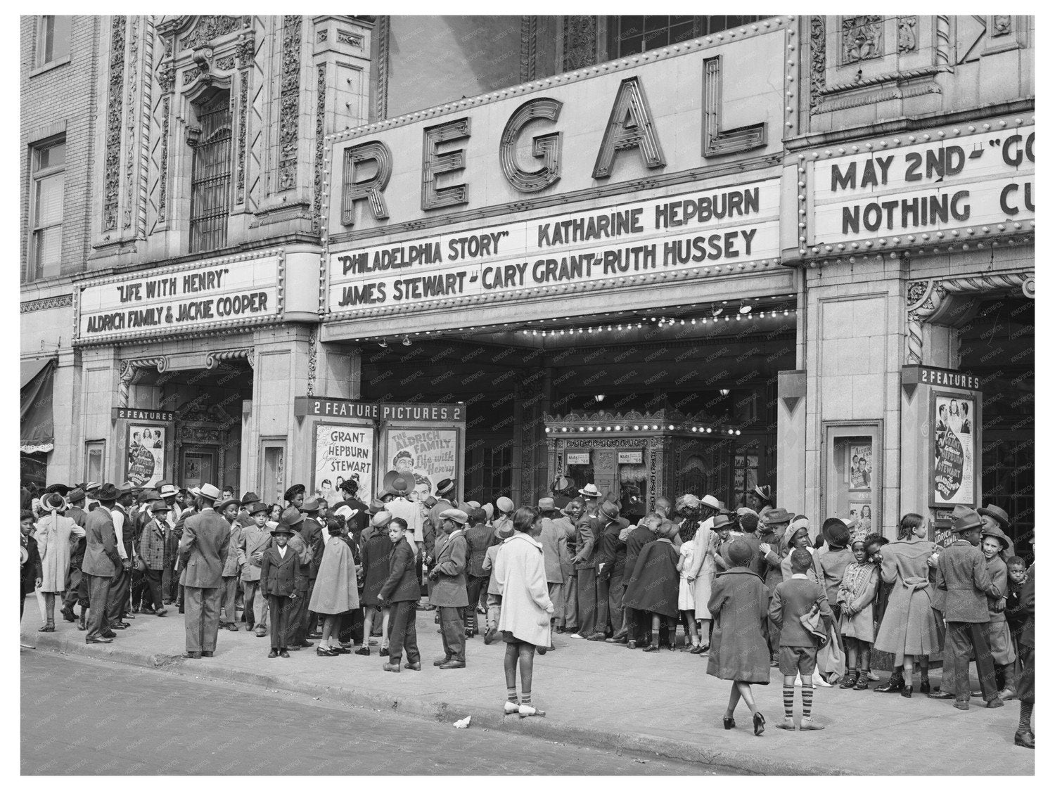 Regal Theater and Savoy Ballroom Chicago April 1941 Photo