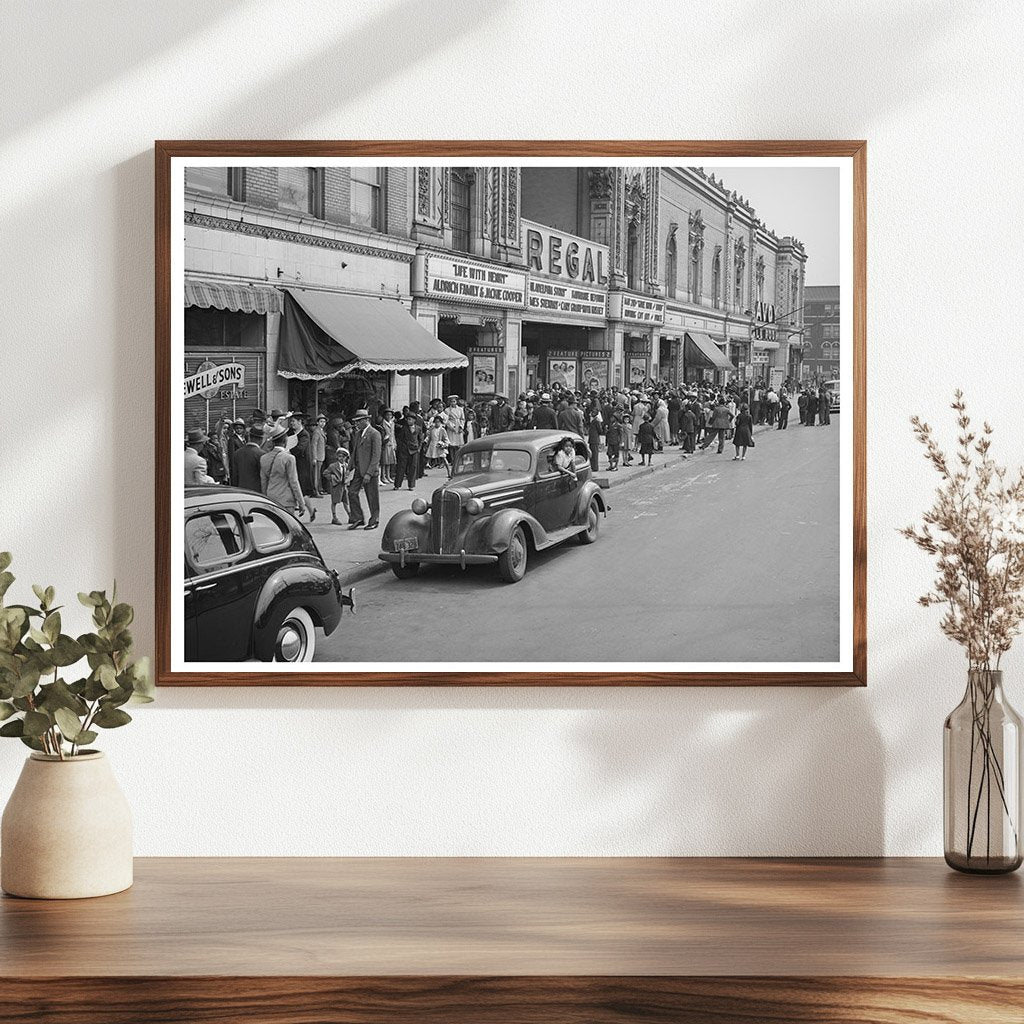 Regal Theater and Savoy Ballroom Chicago 1941 Vintage Image