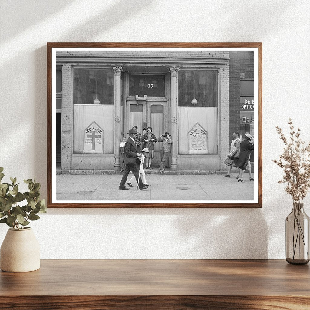 Vintage Chicago Storefront Church April 1941