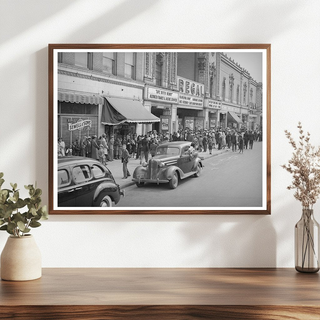 Regal Theater and Savoy Ballroom Chicago 1941 Vintage Photo