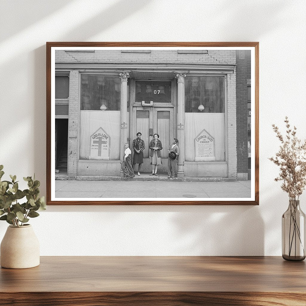 Storefront Church in Chicago April 1941 FSA Collection