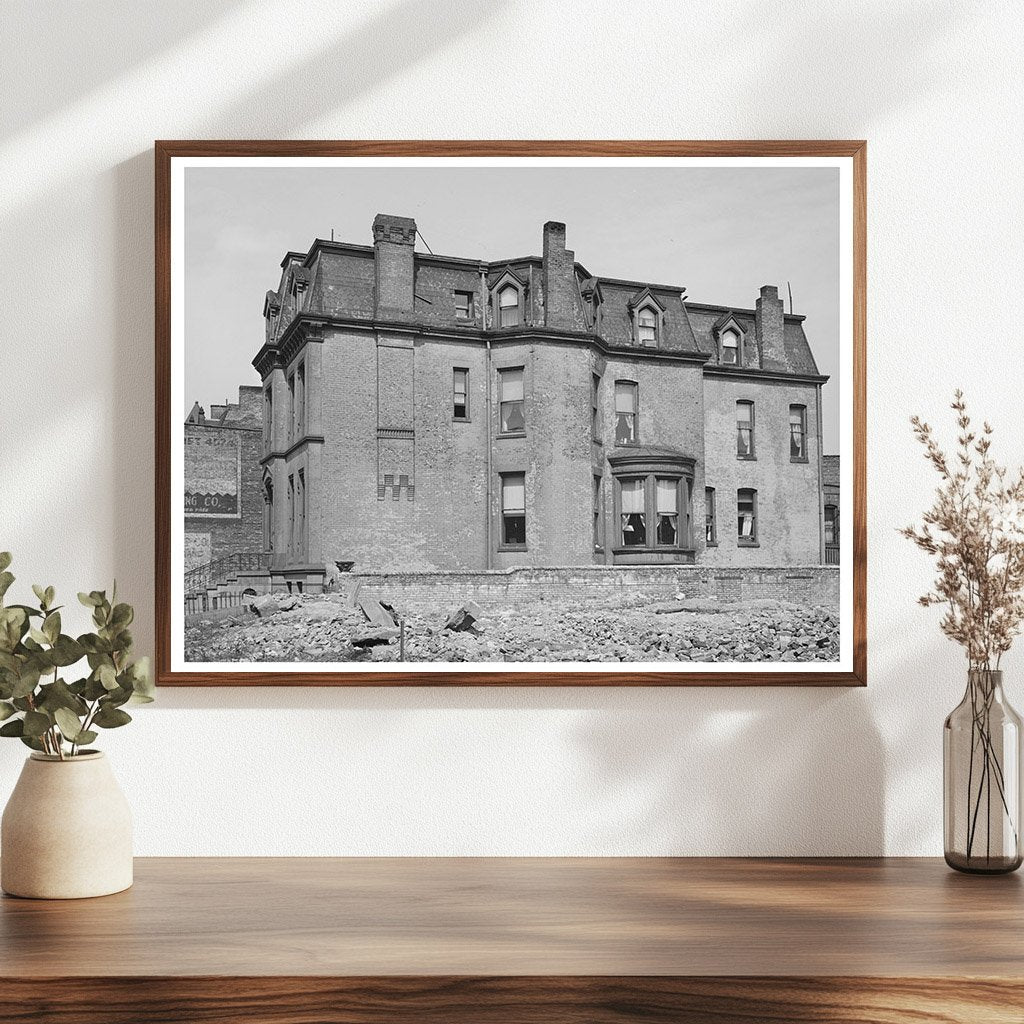 Chicago Apartment Building 1941 Vintage Photograph