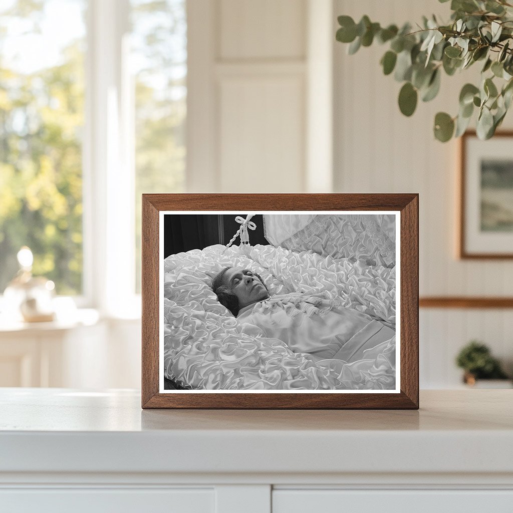 Chicago Death Scene April 1941 Historical Photograph