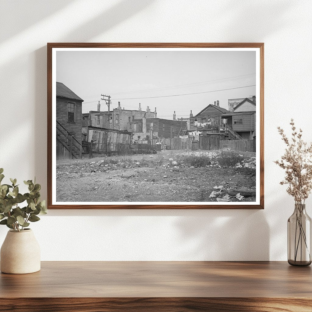 Vintage 1941 Southside Chicago Apartment Building Photo