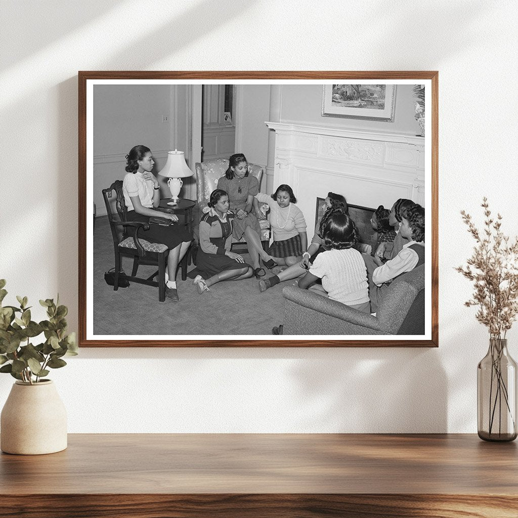 NYA Girls Meeting Instructor at Good Shepherd Center 1941