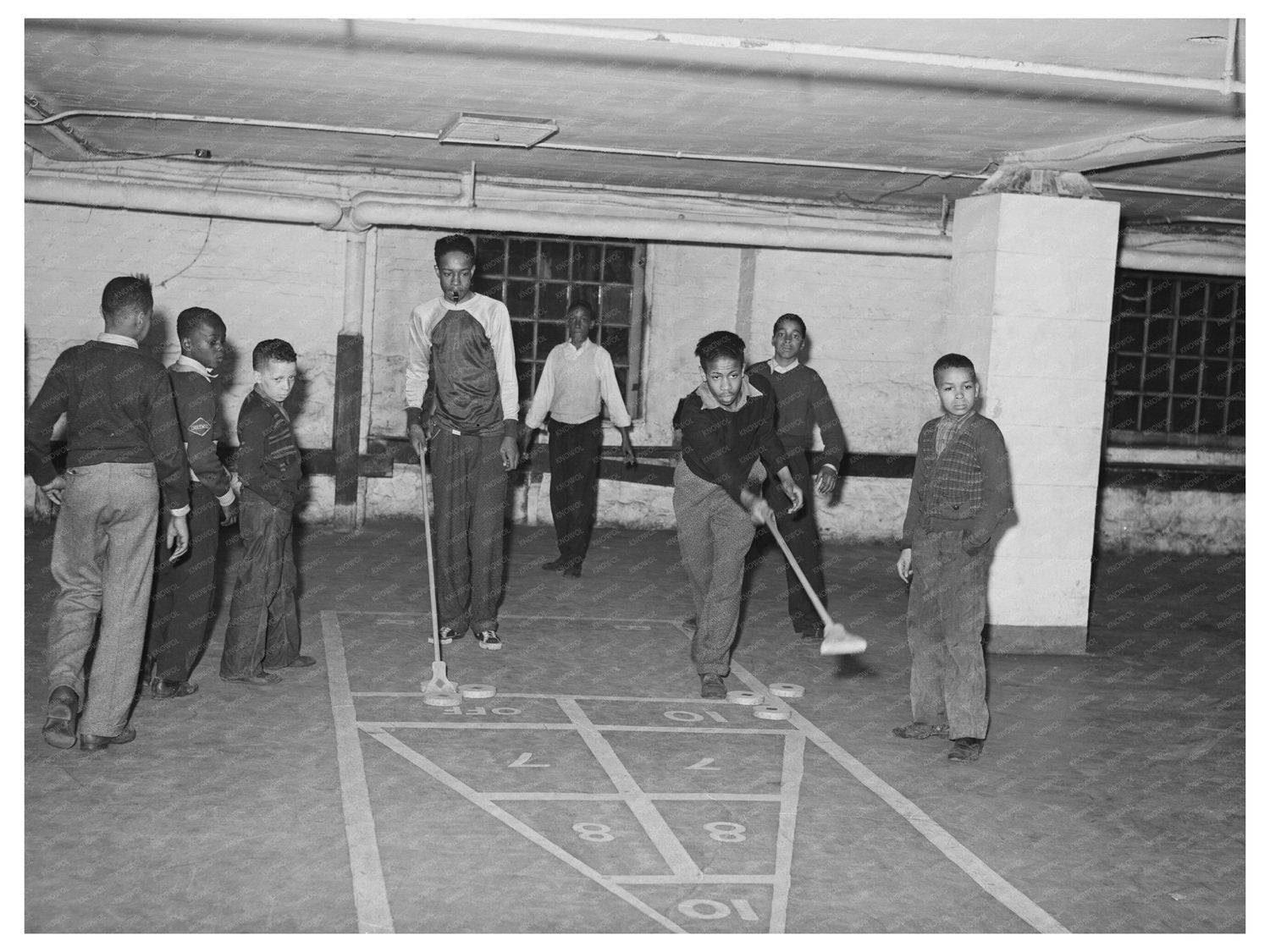 Shuffleboard at Good Shepherd Community Center 1941