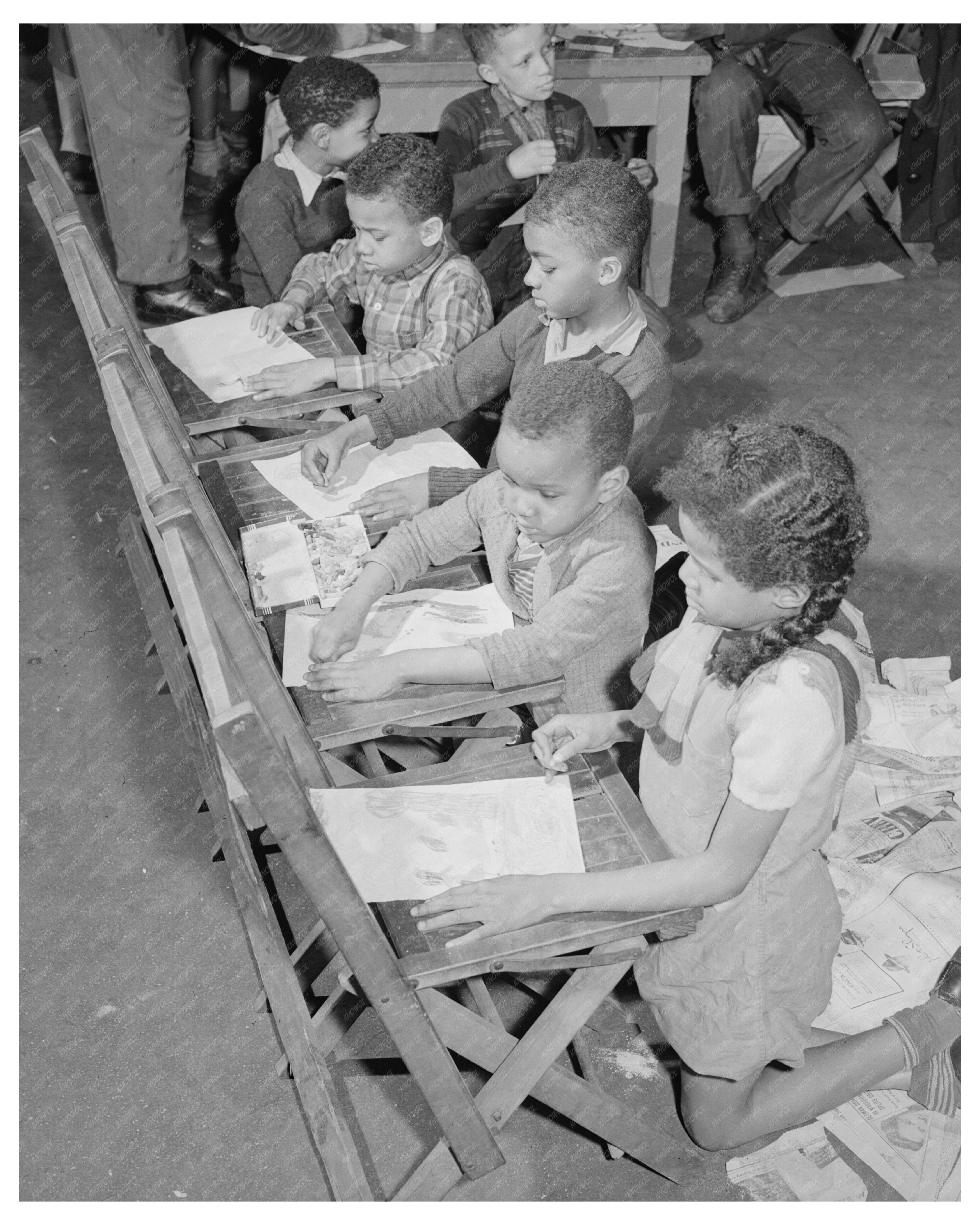 Art Training at Good Shepherd Community Center 1941