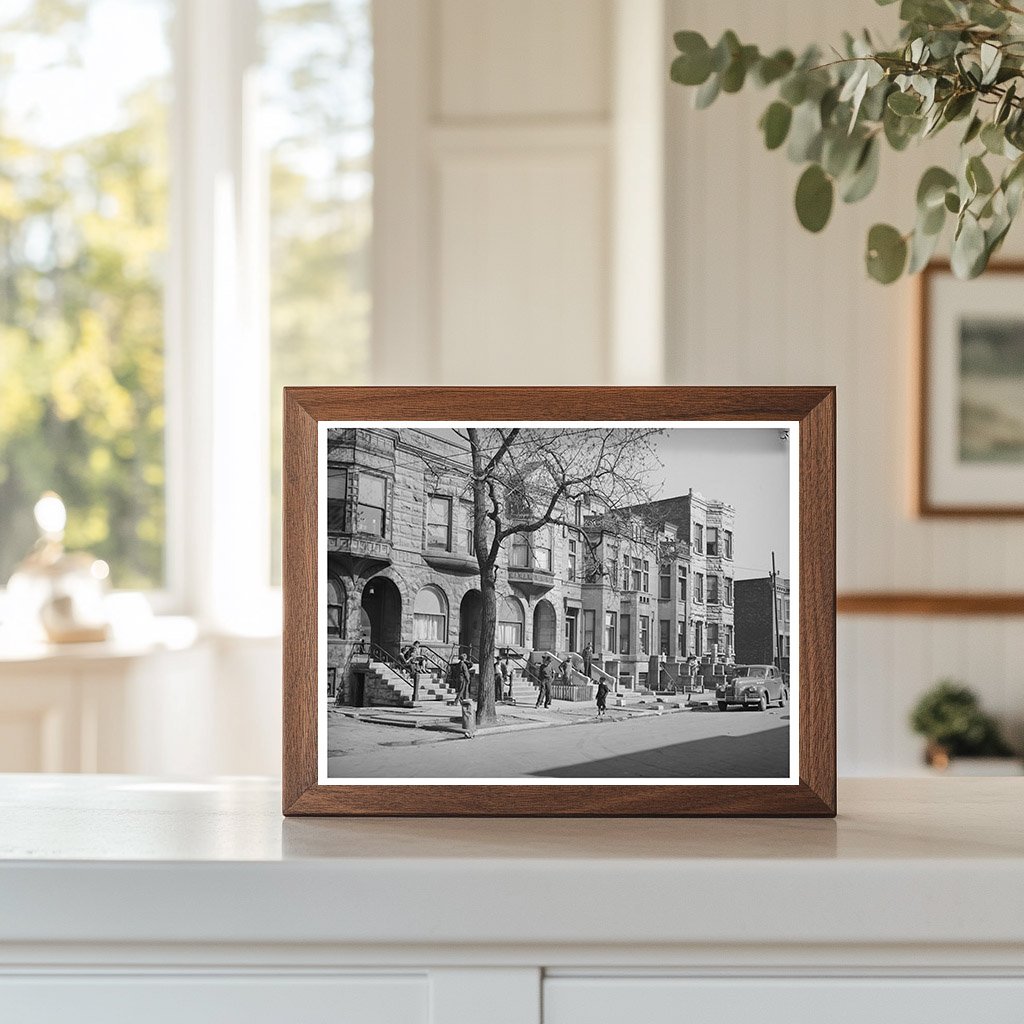 Chicago Brownstone Houses 1941 FSA/OWI Collection