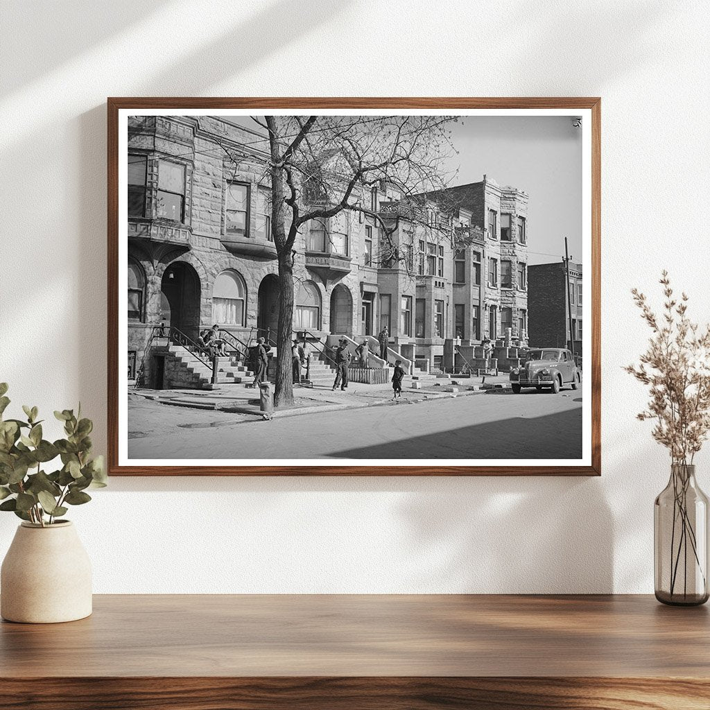 Chicago Brownstone Houses 1941 FSA/OWI Collection