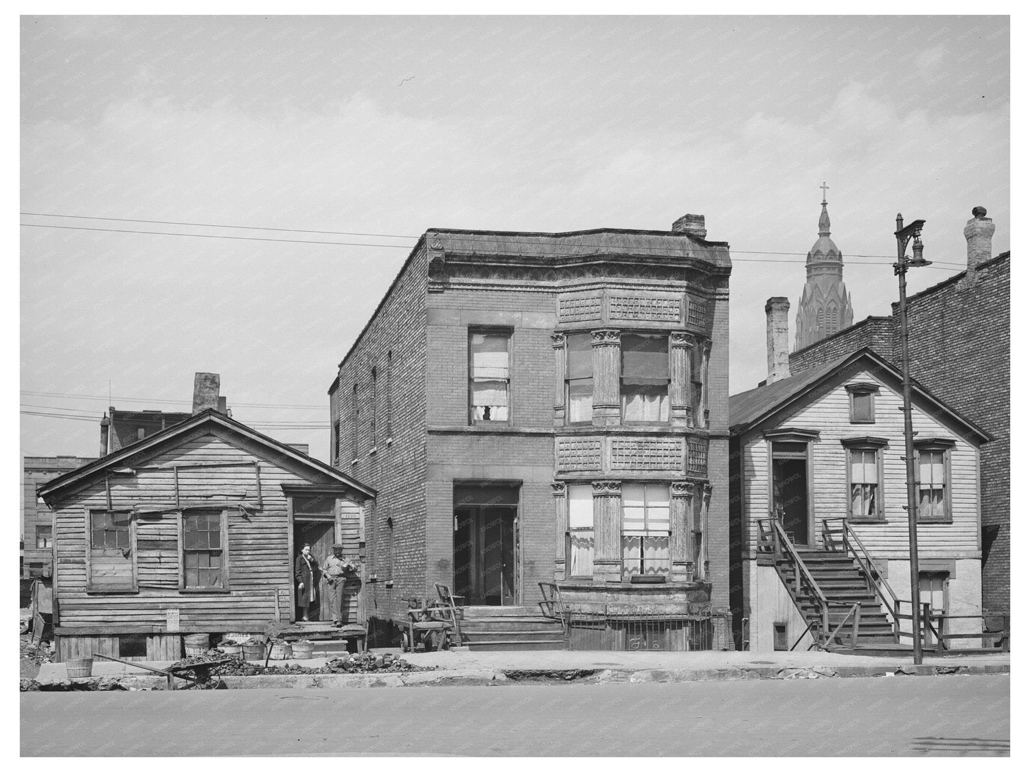 Chicago Housing April 1941 Vintage Photograph