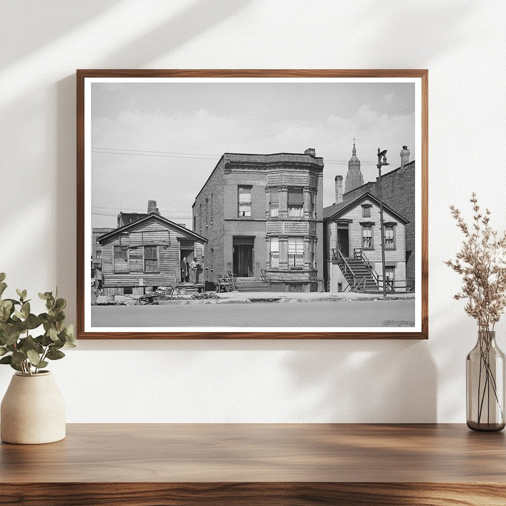 Chicago Housing April 1941 Vintage Photograph