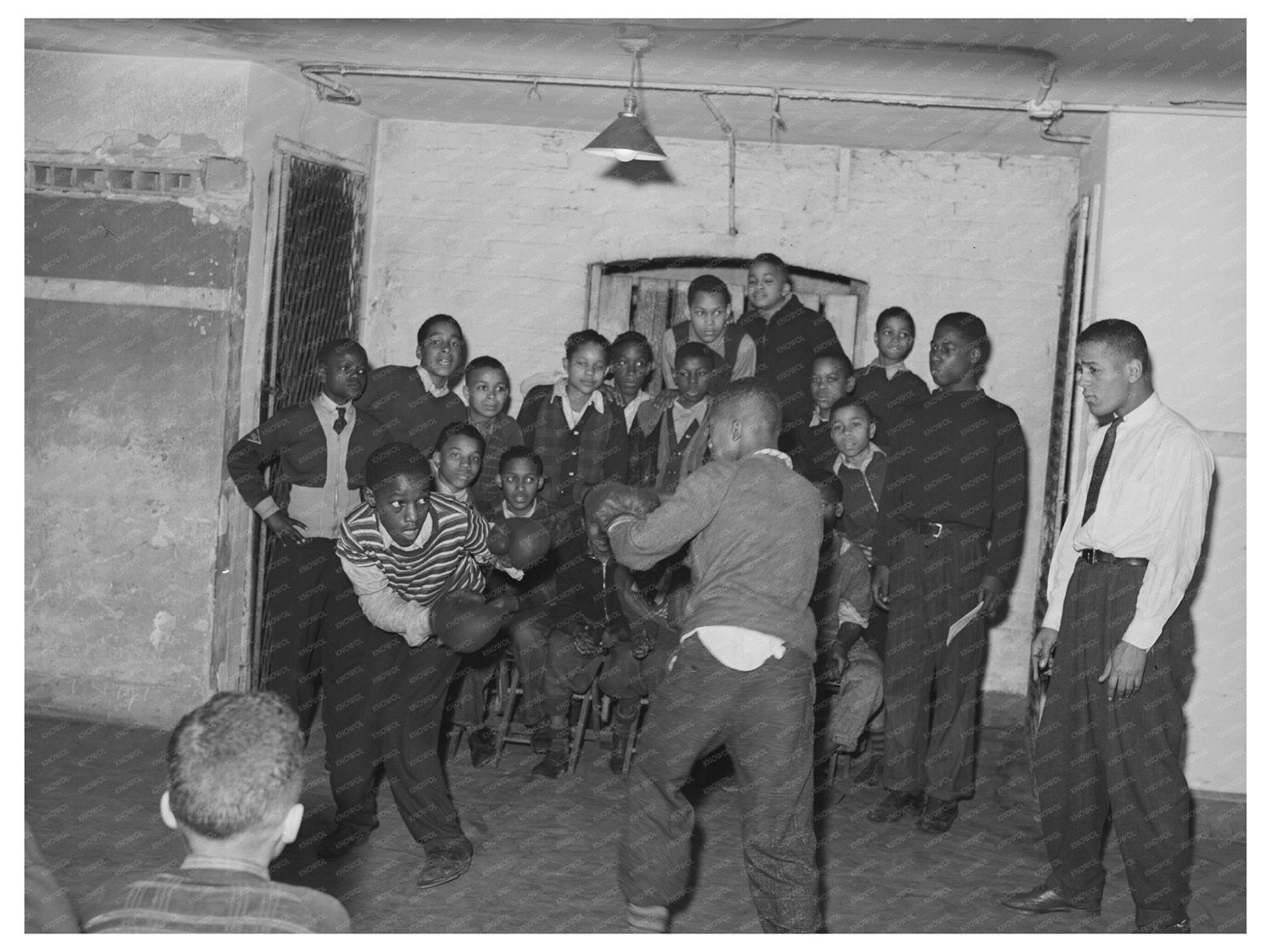 Boxing at Good Shepherd Community Center Chicago 1941