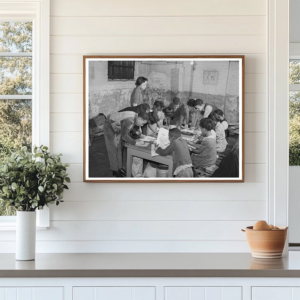 Art Training Session at Good Shepherd Community Center 1941