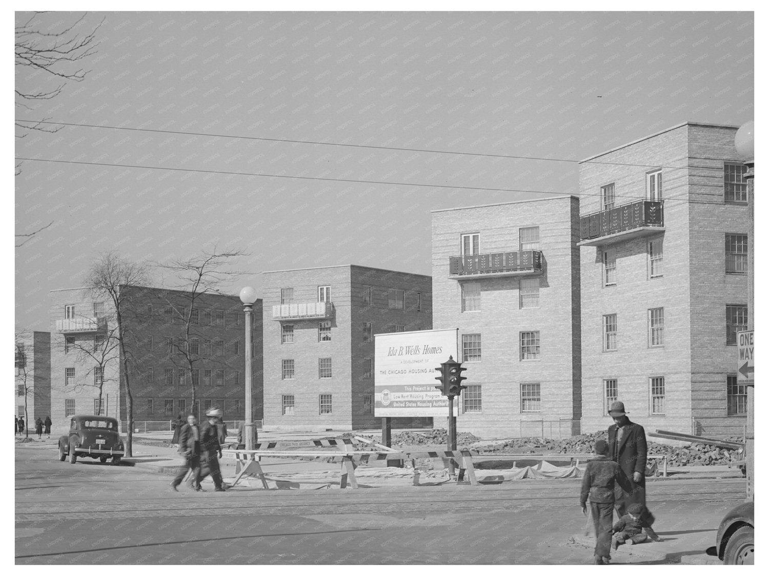 Ida B Wells Housing Project Chicago April 1941 Image