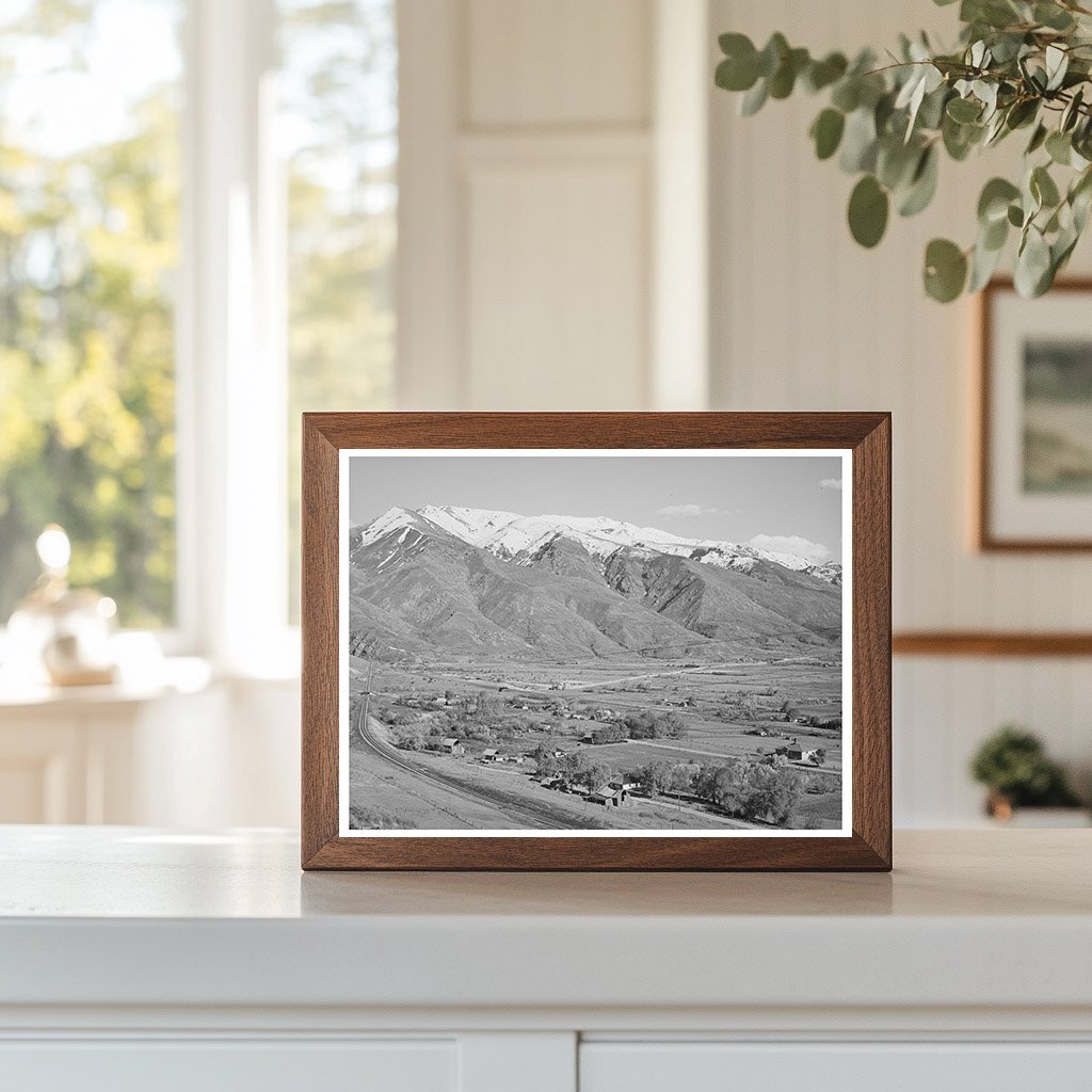 Uinta Mountains Weber River Valley Vintage Photo 1941
