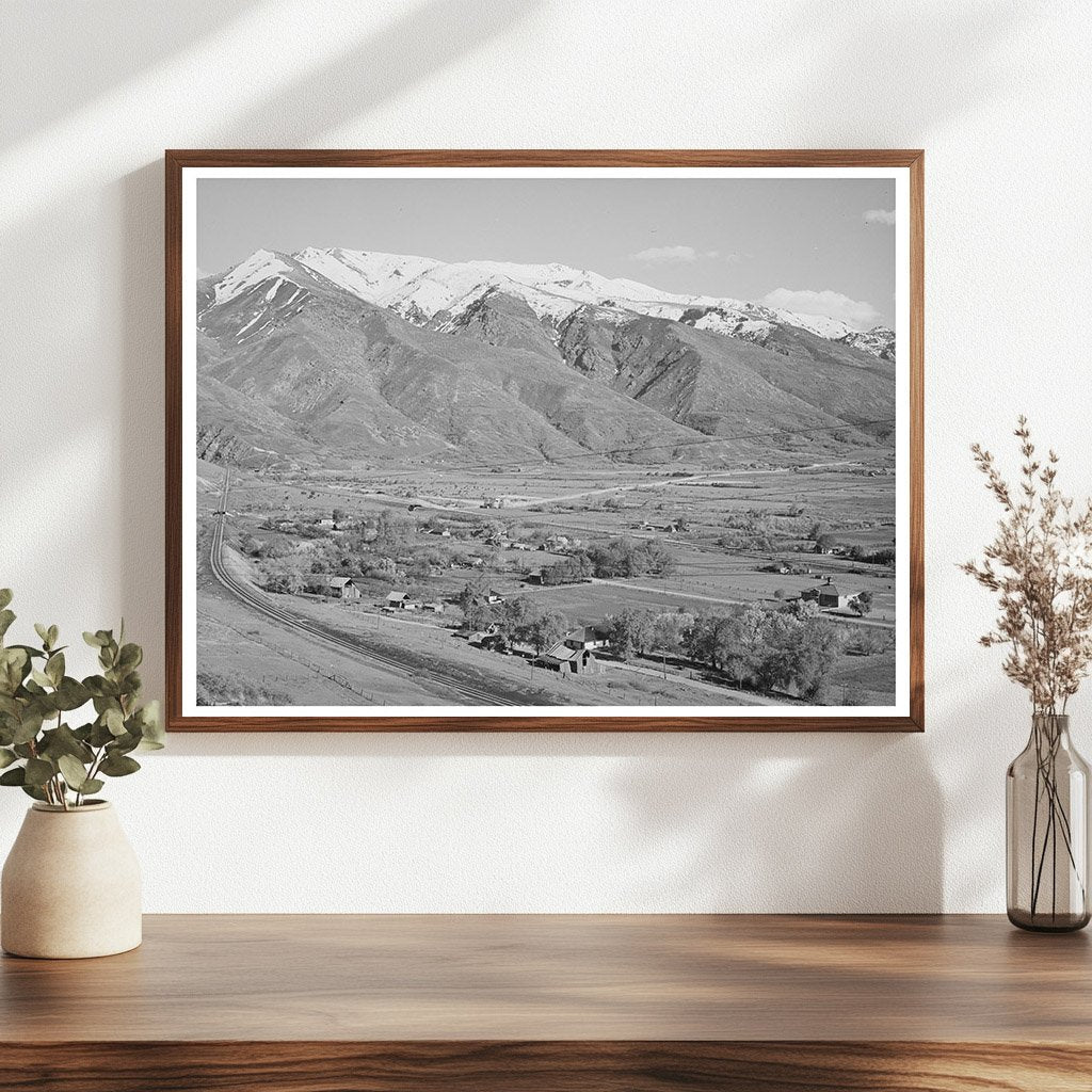 Uinta Mountains Weber River Valley Vintage Photo 1941