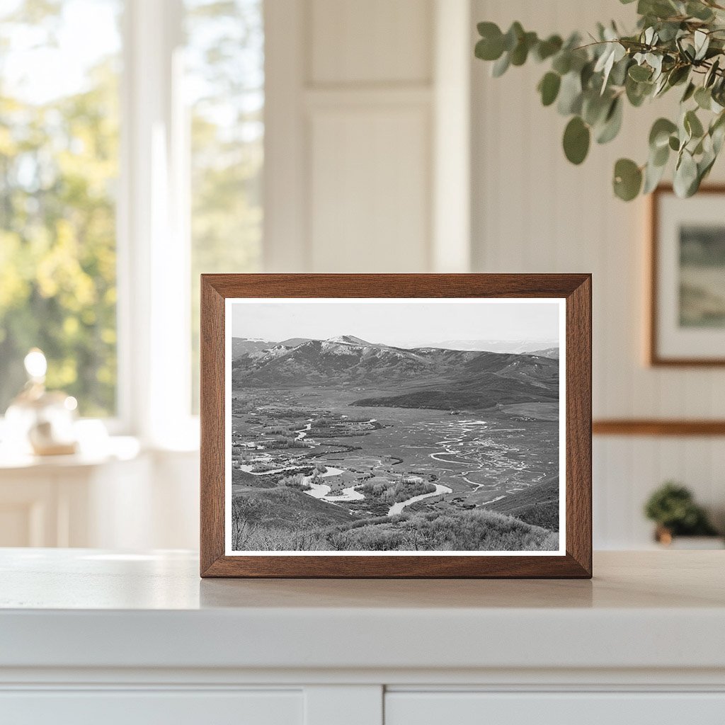 Yampa Valley Routt County Colorado May 1941 Landscape
