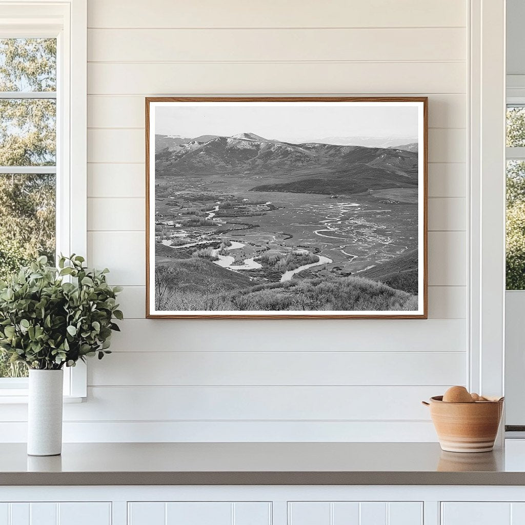 Yampa Valley Routt County Colorado May 1941 Landscape