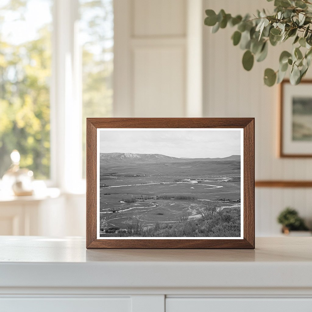 Yampo Valley Spring Landscape with Rocky Mountains 1941
