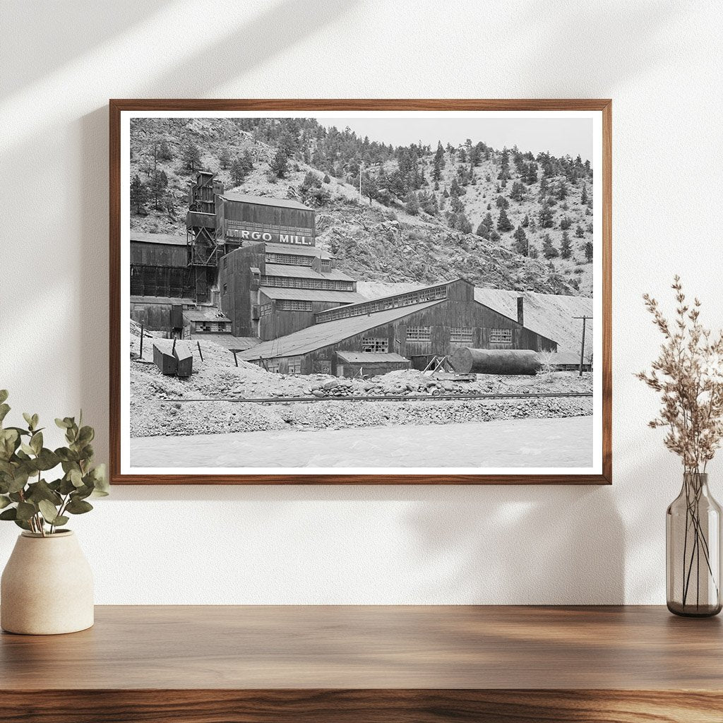 Gold Mill Remains Idaho Springs Colorado May 1941