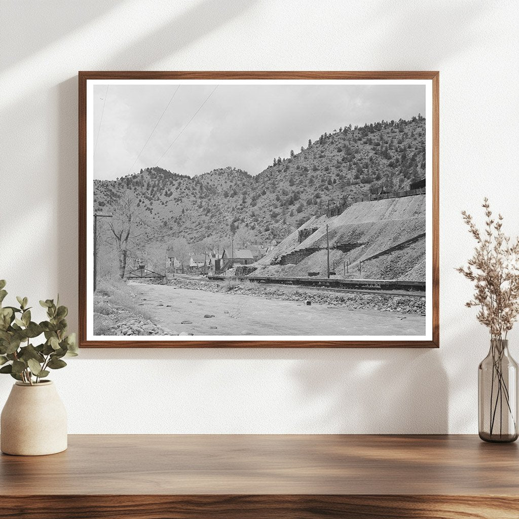 Idaho Springs Gold Mill Tailings May 1941 Image