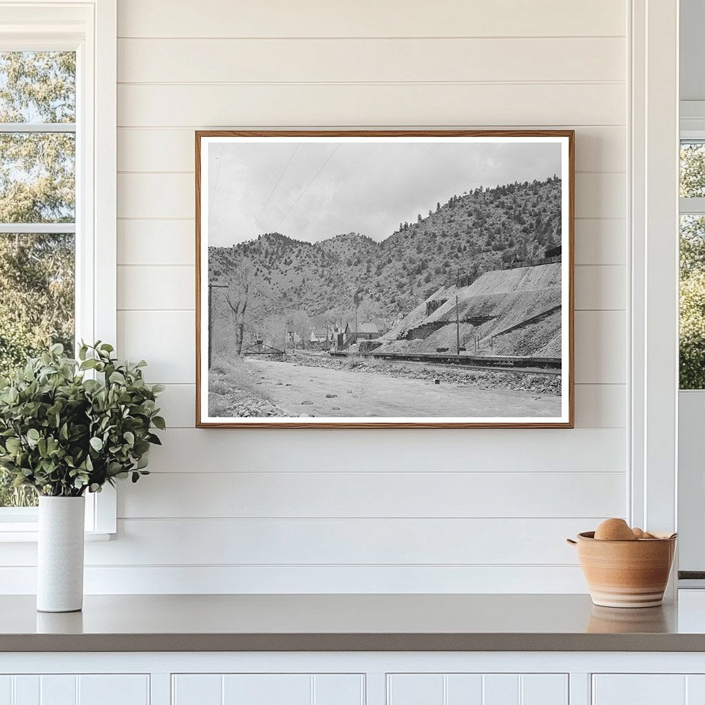 Idaho Springs Gold Mill Tailings May 1941 Image